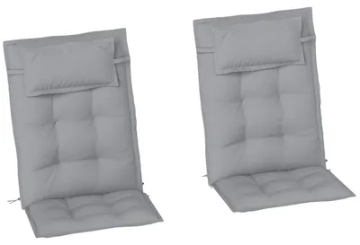 Image de Coussin de salon d'extérieur, imperméable, dimensions : 50 x 116 x 5 cm, rembourrage en coton moelleux, compatible avec les chaises longues, motif tufté