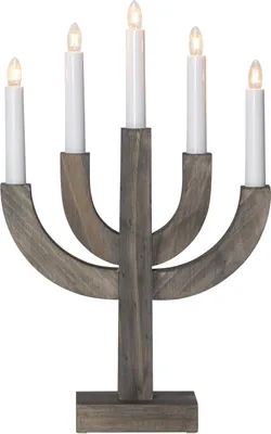 Produktbild von Star Trading 219-66, Leichte Dekorationsfigur, Braun, IP20, Weiß, 5 Glühbirne(n), E10