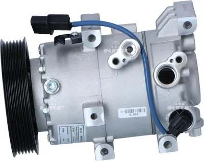 Image de Compresseur Climatisation avec poulie à courroie trapézoïdale 124mm NRF pour ELANTRA V