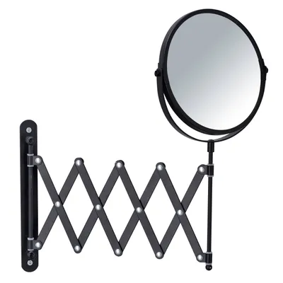 Produktbild von harmonijka lustro 16 cm szkło/stal czarny