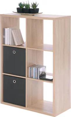Produktbild von Regal Raumteiler Schrank Raumtrenner Holzregal Standregal Wandregal "Mareen I" Sonoma-Eiche