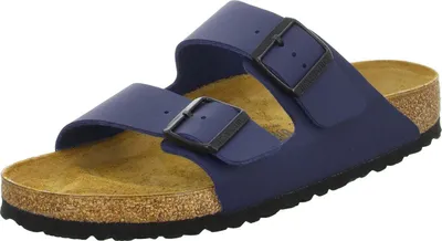 Produktbild von Birkenstock Arizona Birko-flor Pantoletten Blue Regular-fit Größe 36