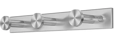 Produktbild von Kleiderhaken 3 Haken Edelstahl silber für Jacken