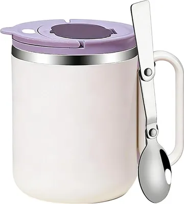 Produktbild von Reisebecher, 460 ml, robust und tragbar | Kaffeebecher mit doppelwandigem Design für Wärmeisolierung für unterwegs