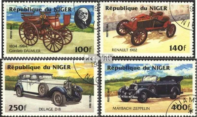 Produktbild von Briefmarken Niger 1984 Mi 892-895 (kompl.Ausgabe) gestempelt Autos