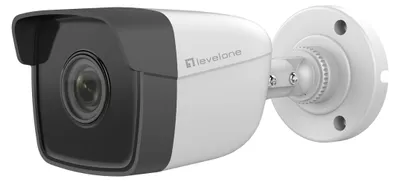 Produktbild von LevelOne GEMINI Feste IP-Netzwerk-Kamera, 2 Megapixel, H.265, 802.3af PoE, IR-LEDs, Innen / Außen