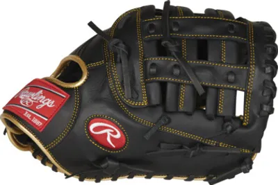 Obrázek produktu pro Rawlings R9FM18BG Měkká kožená hůl na první metu řady R9 12,5 palce | Chytání pravou rukou