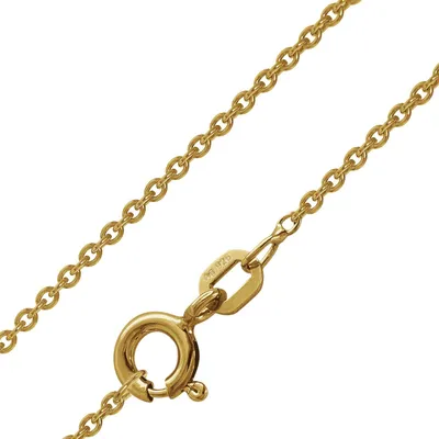 trendor 75388 Ankerkette Gold auf Silber 925 Rundanker Ø 1,5 mm 1