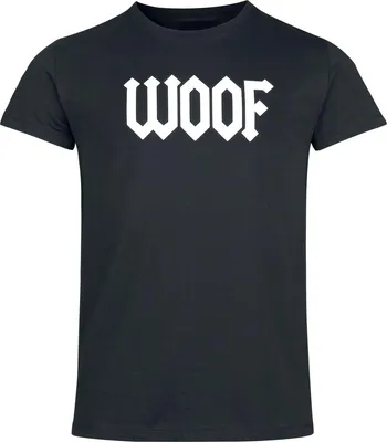 Produktbild von Peanuts T-Shirt Herren WOOF schwarz XL