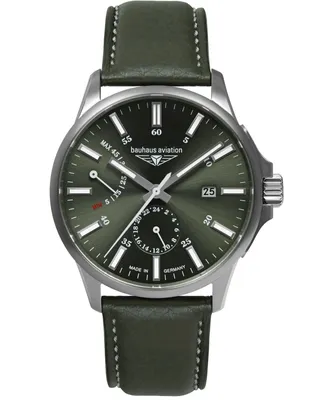 Produktbild von Bauhaus 2860-4 Herrenuhr Aviation Automatik Titanium 42mm 10ATM