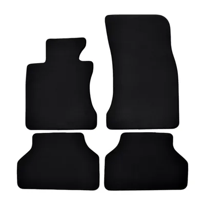 Obrázok produktu pre J&J Automotive | PREMIUM BLACK autokoberce velúrové pre Bmw 5 E60 2003-2010 4ks