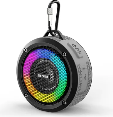 Immagine prodotto di TESLA Sound BS60 Altoparlante Bluetooth senza fili - impermeabile, grigio