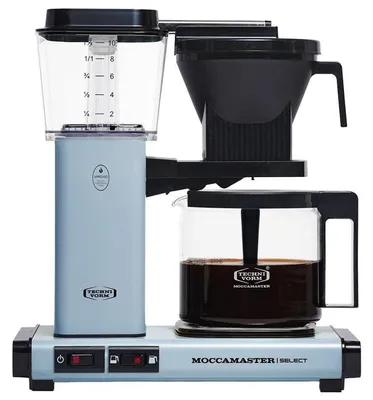 Produktbild von Moccamaster KBG Select, Filterkaffeemaschine, 1,25 l, Gemahlener Kaffee, 1520 W, Schwarz, Blau