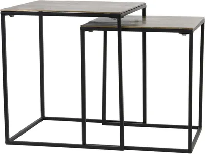 Produktbild von Light & Living - Beistelltisch Banos - Antik Bronze - 44.5x44.5x50.5cm