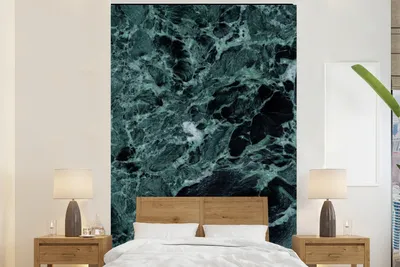 Produktbild von MuchoWow® Fototapete für Wohnzimmer oder Schlafzimmer Wandtapete Vinyl Motivtapete Marmor - Stein - Textur - Marmoroptik - Design - 145x220 cm - Wanddekoration