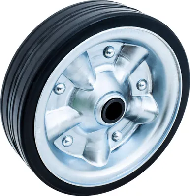 Produktbild von KNOTT Ersatzrad 405641.001, 200x60 mm Vollgummi, Stahlfelge, Nabe 20x58 mm, für ATK60, für PKW-Anhänger