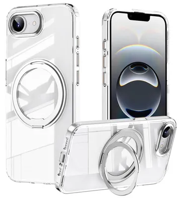 Produktbild von Handy Hülle MagSafe für Apple iPhone 17e / 16e 360 Grad Ring TPU + PC Schutz