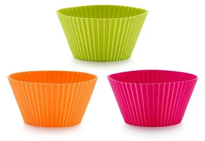 Obrázok produktu pre Lékué 880681, Poháre pre cupcake / muffin, -60 °C, 220 °C, Viacfarebný, Silikón, Čína