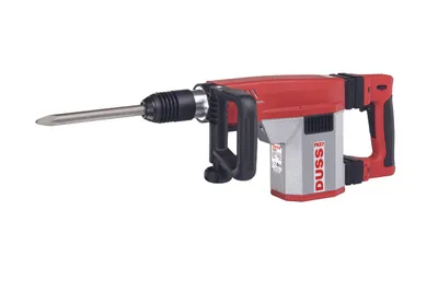 Produktbild von Duss Meißelhammer Set Abbruchhammer mit Spitzmeißel Flachmeißel Spatenhandgriff