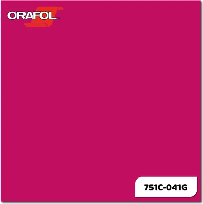 Produktbild von Plotterfolie ORACAL 751C-041G Pink glänzend 31,5 x 20 cm