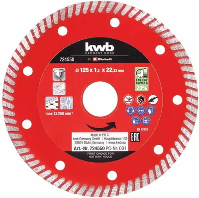 Image de Disque diamant 125mm