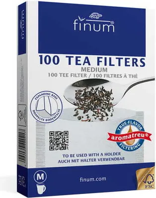Zdjęcie produktu dla Finum filtry do herbaty M 100 szt.