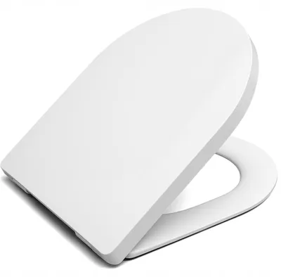 Produktbild von WC Sitz - Toilettensitz - für Villeroy & Boch O.novo - Weiß - 44,5 Cm X 37 Cm - Antibakteriell - Sanftes Schließen - Toilettendeckel