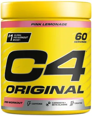 Immagine prodotto di Cellucor C4 Original 390-414 g limonata rosa / Stimolanti pre-allenamento / Eccellente pre-allenamento con formula migliorata