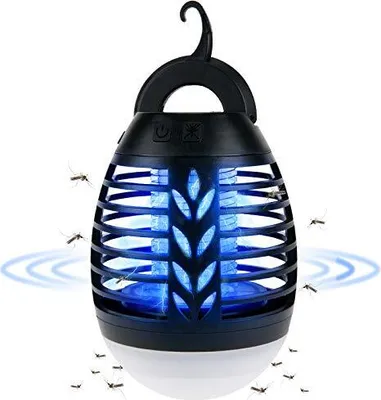 Produktbild von Insektenkiller-Camping-Lampe im Freien LED-Mücken USB 2-in-1 Elektrisch wiederaufladbar abstoßend 3 Beleuchtungsmodi Schutzgebrauch