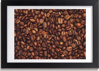 Produktbild von Bild 30x20 MDF-Rahmen, Wandkunst Kaffeebohnen