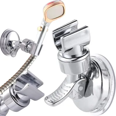 Immagine prodotto di PARENCE - Support regolabile e removibile per soffione doccia - Supporto a ventosa da parete per soffione doccia - Doccetta manuale