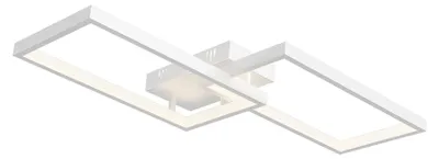 Obrázok produktu pre Stropné LED svietidlo Braytron 40 W, stmievateľné, teplá biela, neutrálna biela, studená biela, 4400 lm, 120°, biele hliníkové