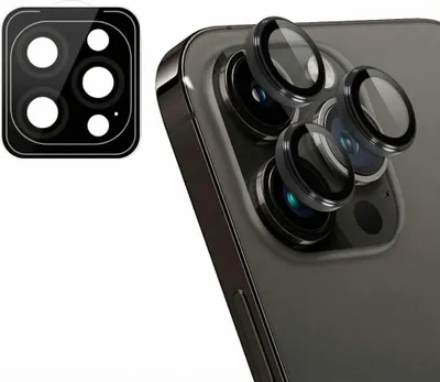Productafbeelding van imoshion Camera Protector Glas 2-pack voor de Apple iPhone 14 Pro (Max) - Graphite