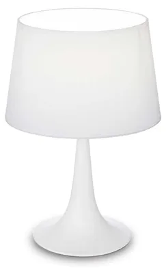 Image de Lampe de table blanche LONDON à 1 lumière