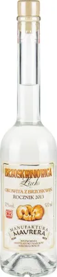 Obrázok produktu pre Broskvová pálenka Okowita Maurera Brzoskwiniowica z lącka 2013 500 ml