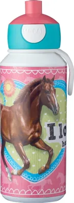 Produktbild von Trinkflasche Pop-up Campus 400 ml - My Horse