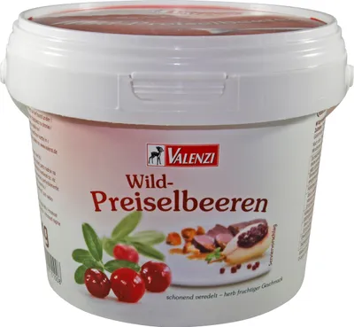 Obrázok produktu pre Divoké brusnice plastové vedro 1000g