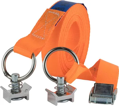 Produktbild von Safetytex Klemmschloss Gurt mit Single Fitting 250kg 25mm x 5m Airlineschiene 1 Stück