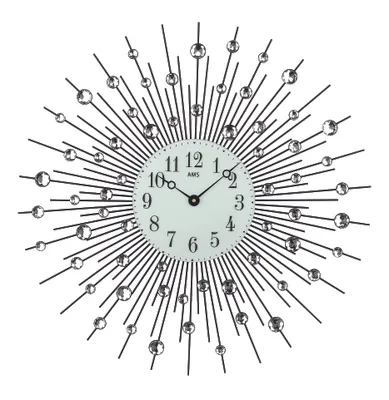 Produktbild von AMS Quarz-Wanduhr, Quarzwerk, D60x4cm, 9380