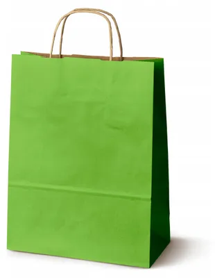 Produktbild von Allbag Hellgrüne Papiertüte Geschenk 240x100x320mm 25 Stück