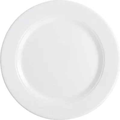 Obrázok produktu pre Q SQUARED NYC Diamantový raňajkový tanier melamín, 20 cm, biely (1 ks)