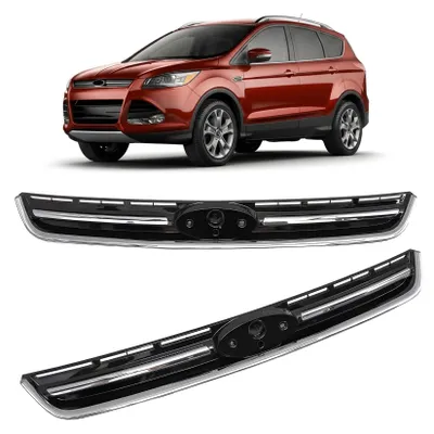 Produktbild von HERSTMOTO Kühlergrill DV458200ABW, passend für FORD KUGA MK2 II 2013-2016, Frontgrill, Auto-Frontgrill, Frontstoßstangenhaubengitter, Radiator Grille