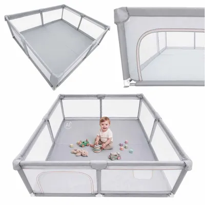 Image de Parc pliable pour enfants et piscine à balles sèche 180x200 cm