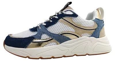Image de Poelman : Chaussures plates à lacets, blanches, pour le quotidien