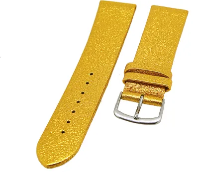 Produktbild von Uhrenarmband Kalbleder Glimmer Nugget 12mm Dornschließe