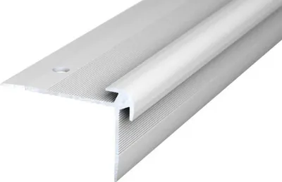 Produktbild von Prinz Treppenkantenprofil silber 41 mm x 2,5 m