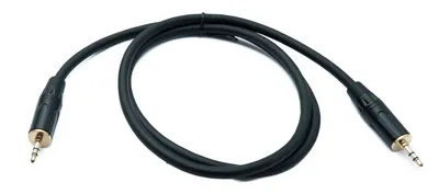 Produktbild von SYSTEM-S Audio Klinke Kabel 100 cm 3,5 mm 3 polig Stecker zu Stecker AUX Adapter