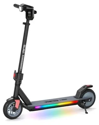 Produktbild von RCB R12 Pro Kinder E-Scooter 150W faltbar 18 km/h LED RGB Elektroroller Schwarz