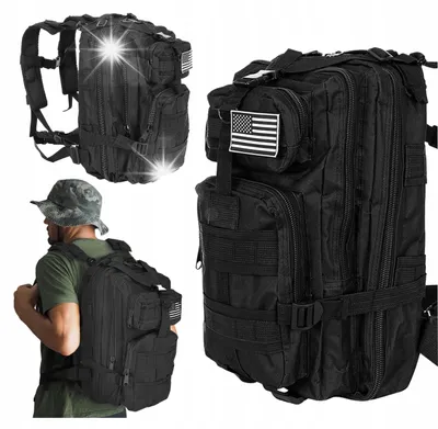 Produktbild von Trizand 23089 Wanderrucksack schwarz 26L