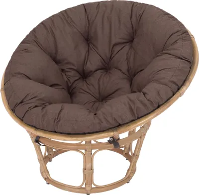 Image de Papasan coussin Soa - Ø114 cm, 8 cm d'épaisseur - vert, résistant aux intempéries, OEKO-TEX, coussin rond pour Jordrup & fauteuil suspendu | Pillowprim